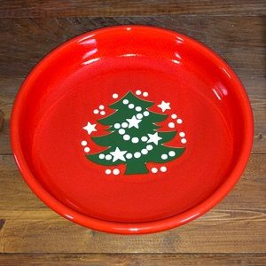 Vintage Waechtersbach Christmas Bowl and Deep Plate